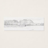 Rustic Winter Wonderland Mariage Boire Billets (Dos)