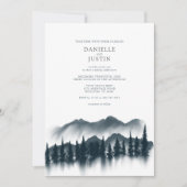 Rustic Winter Wonderland Wedding | Kaart (Voorkant)