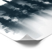 Rustic Winter Wonderland Wedding | Welkom Poster (Hoek)