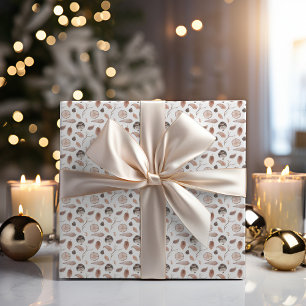 Rustic Winter Woodland   Forest Bird Leaf Holiday Cadeaupapier