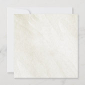 Rustic Winter Woodland Pine Cone Save the Date Aankondiging (Achterkant)