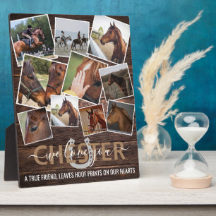 Rustic Wood 10 Memorial Fotopaarden Fotoplaat