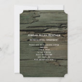 Rustic Wood 2015 Graduate Photo Faire-part (Dos)