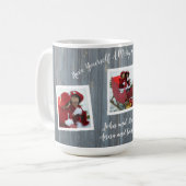 Rustic Wood - 3 Mok voor kerstmis (Voorkant links)