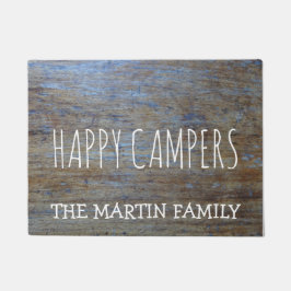 Rustic Wood - Aangepaste campagne | Happy Campers Deurmat