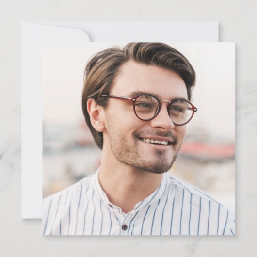 Rustic Wood Afstuderen 4 Foto Afstuderen Aankondiging (Achterkant)