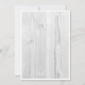 Rustic Wood Afstuderen Fotografie Kaart (Achterkant)