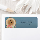 Rustic Wood Bouquet - Return Address Label (Insitu)