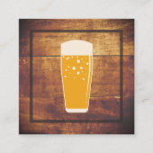 Rustic Wood | Brouwerij Vierkante Visitekaartje (Voorkant)