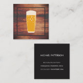 Rustic Wood | Brouwerij Vierkante Visitekaartje (Voorkant / Achterkant)