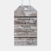 Rustic Wood Cadeaulabel (Voorkant)