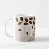 Rustic Wood de perfecte blend koffieweddenschap Koffiemok (Links)