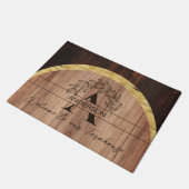 Rustic Wood Deurmat (Schuin)