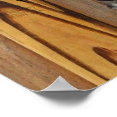 Rustic Wood en de wilde paarden Poster (Hoek)