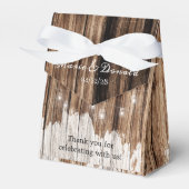 Rustic Wood en Lantern Bedankdoosjes (Voorkant Zijde)