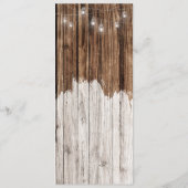 Rustic Wood en Lantern Menu (Achterkant)