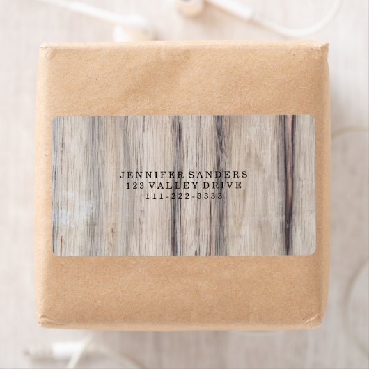 Rustic Wood Etiket (Insitu)
