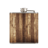 Rustic Wood & Fairy Lights Future Mrs Monogrammed Heupfles (Achterkant)