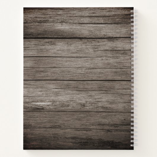 Rustic Wood Family Recettes favorites Livre de cui (Dos)