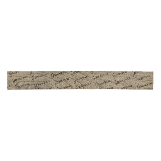 Rustic Wood Grosgrain Ribbon Grosgrain Lint (Voorkant)
