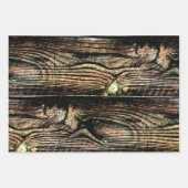Rustic Wood Inpakpapier Vel (Voorkant 2)