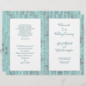 Rustic Wood katholieke weddenschappen (Voorkant / Achterkant)