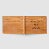 Rustic Wood Livre D'Invitation Avec Noms Mariée Gr (Complet)