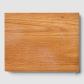 Rustic Wood Livre D'Invitation Avec Noms Mariée Gr (Verso)