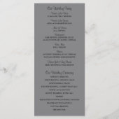 Rustic Wood Mason Jar et programme Fleur sauvage (Dos)