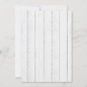 Rustic Wood met feestvieren - Hartelijk dank Kaart (Achterkant)