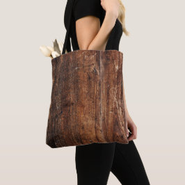 Rustic Wood Natuur Canvas tas