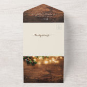 Rustic Wood Photo Seal et carte d'envoi (Dehors)