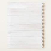 Rustic Wood Pink Floral Watercolor Monogram (Dos)