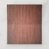 Rustic Wood Plum Floral String Lights Wedding (Binnenkant ongevouwen)