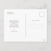 Rustic Wood Prettige feestdagen Greeting Land (Achterkant)