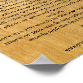 Rustic Wood Quote Auteur Book Poster (Hoek)