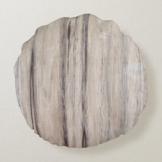 Rustic Wood Rond Kussen