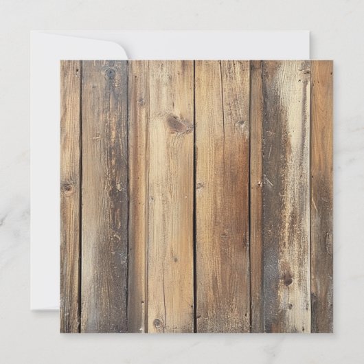 Rustic Wood String Lights Mason Jar Save the Dates (Achterkant)