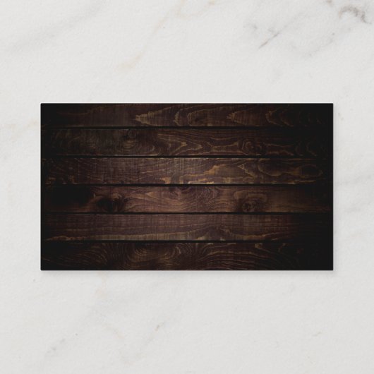 Rustic Wood, String Lights, online RSVP-website En Informatiekaartje (Achterkant)