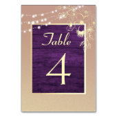 Rustic Wood String Lights Wedding Kaart (Voorkant)