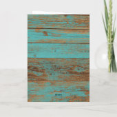 Rustic Wood Sunflower Pumpkin Herfst Birthday Gigi Kaart (Achterkant)