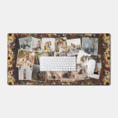 Rustic Wood Sunflowers Famille 18 Photo Collage (Clavier et souris)