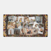 Rustic Wood Sunflowers Famille 18 Photo Collage (Recto)
