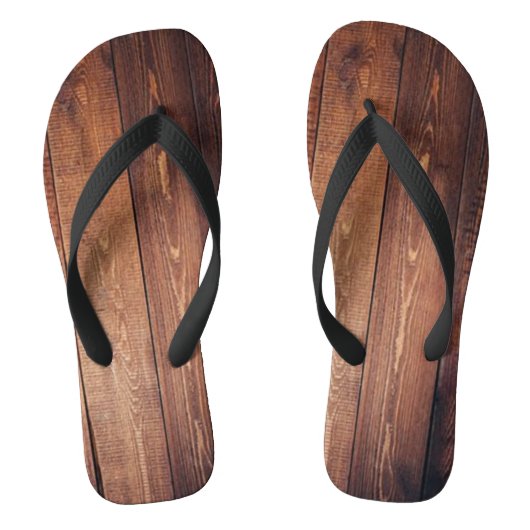 Rustic Wood Teenslippers (Voetbed)