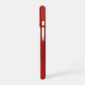 Rustic Wood Texture Monogram iPhone 16 Hoesje (Linkerkant)