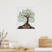 Rustic Wood Tree Autre livre d'or (Cuisine)