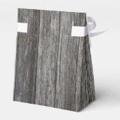 Rustic Wood Wedding Bedankdoosjes (Achterkant)