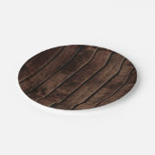 Rustic Wood Wedding Papieren Bordje (Gekanteld)