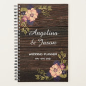Rustic Wood Wedding Planner (Voorkant)