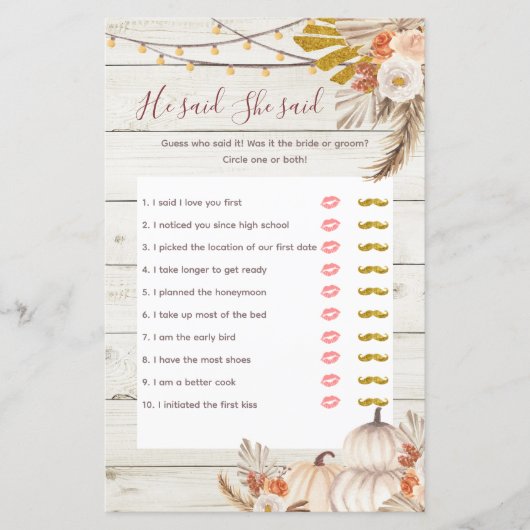 Rustic Wood White Cream zei dat ze Kaart zei (Voorkant)